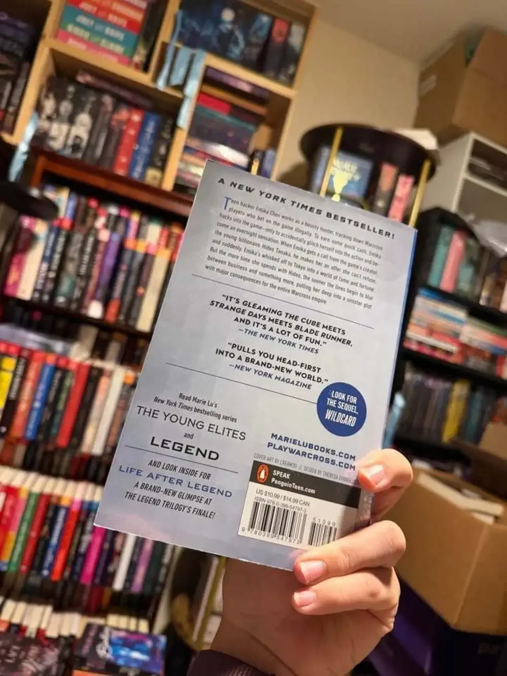 Marie Lu Warcross Paperback Book